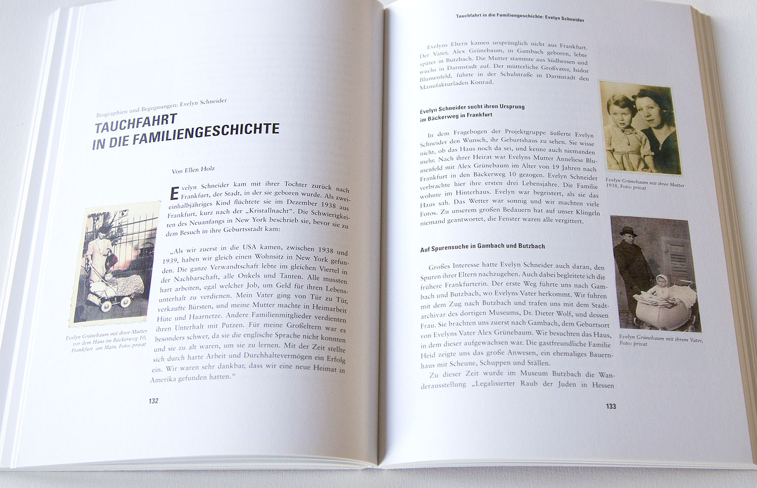 Buchgestaltung - Unsere Wurzeln sind hier in Frankfurt Begegnungen mit ehemaligen Frankfurterinnen und Frankfurter jüdischer Herkunft und ihren Kindern, Quelle: Herbert H. Popp - poppdesign