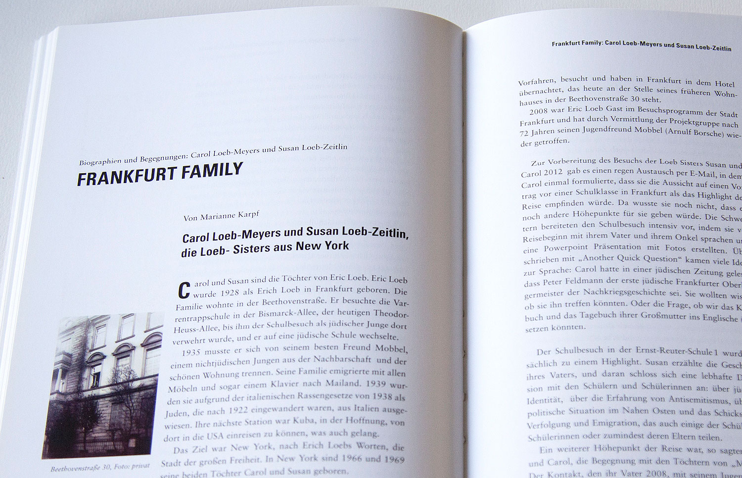 Buchgestaltung - Unsere Wurzeln sind hier in Frankfurt Begegnungen mit ehemaligen Frankfurterinnen und Frankfurter jüdischer Herkunft und ihren Kindern, Quelle: Herbert H. Popp - poppdesign