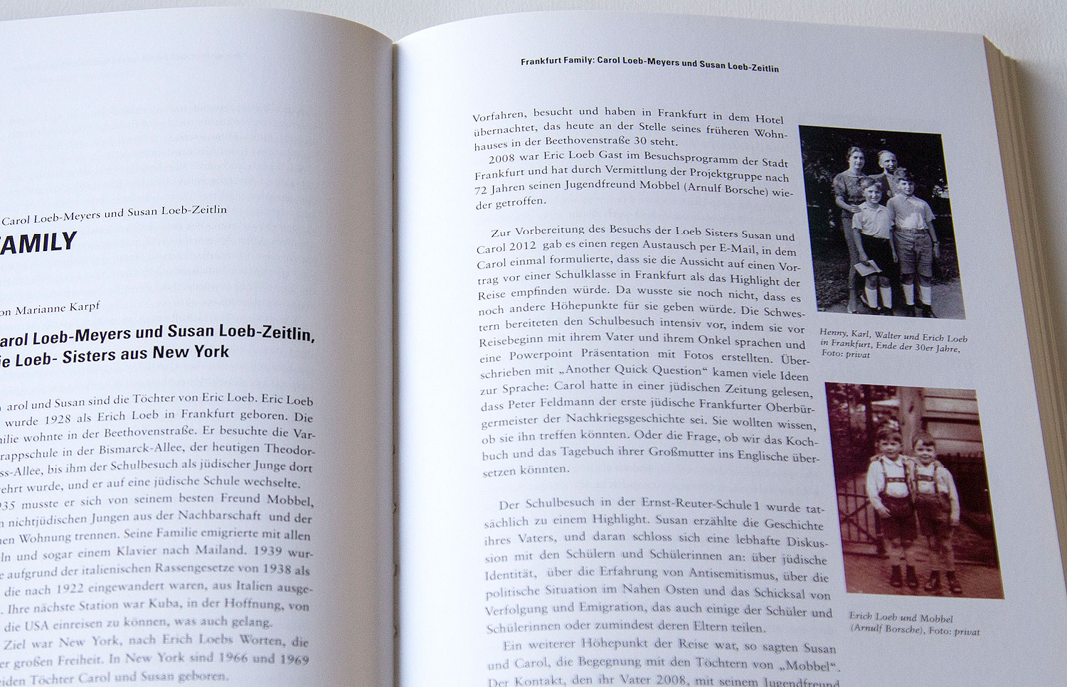 Buchgestaltung - Unsere Wurzeln sind hier in Frankfurt Begegnungen mit ehemaligen Frankfurterinnen und Frankfurter jüdischer Herkunft und ihren Kindern, Quelle: Herbert H. Popp - poppdesign
