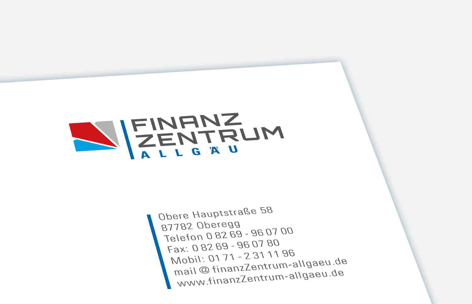FinanzZentrum Allgäu, Quelle: Herbert H. Popp - poppdesign