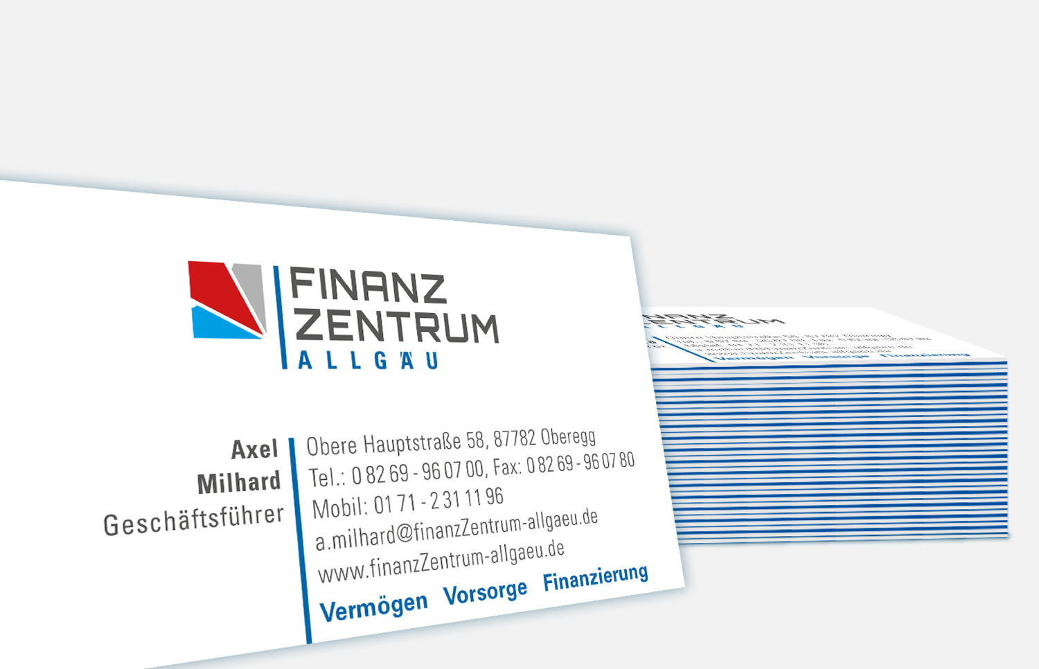 FinanzZentrum Allgäu, Quelle: Herbert H. Popp - poppdesign