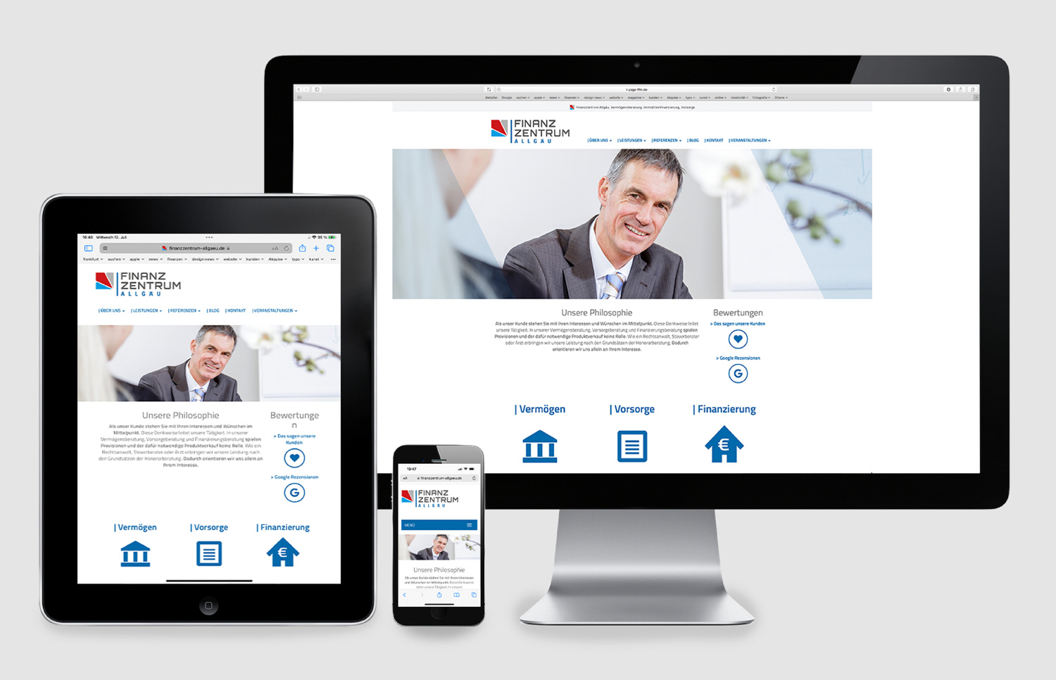 FinanzZentrum Allgäu, Quelle: Herbert H. Popp - poppdesign