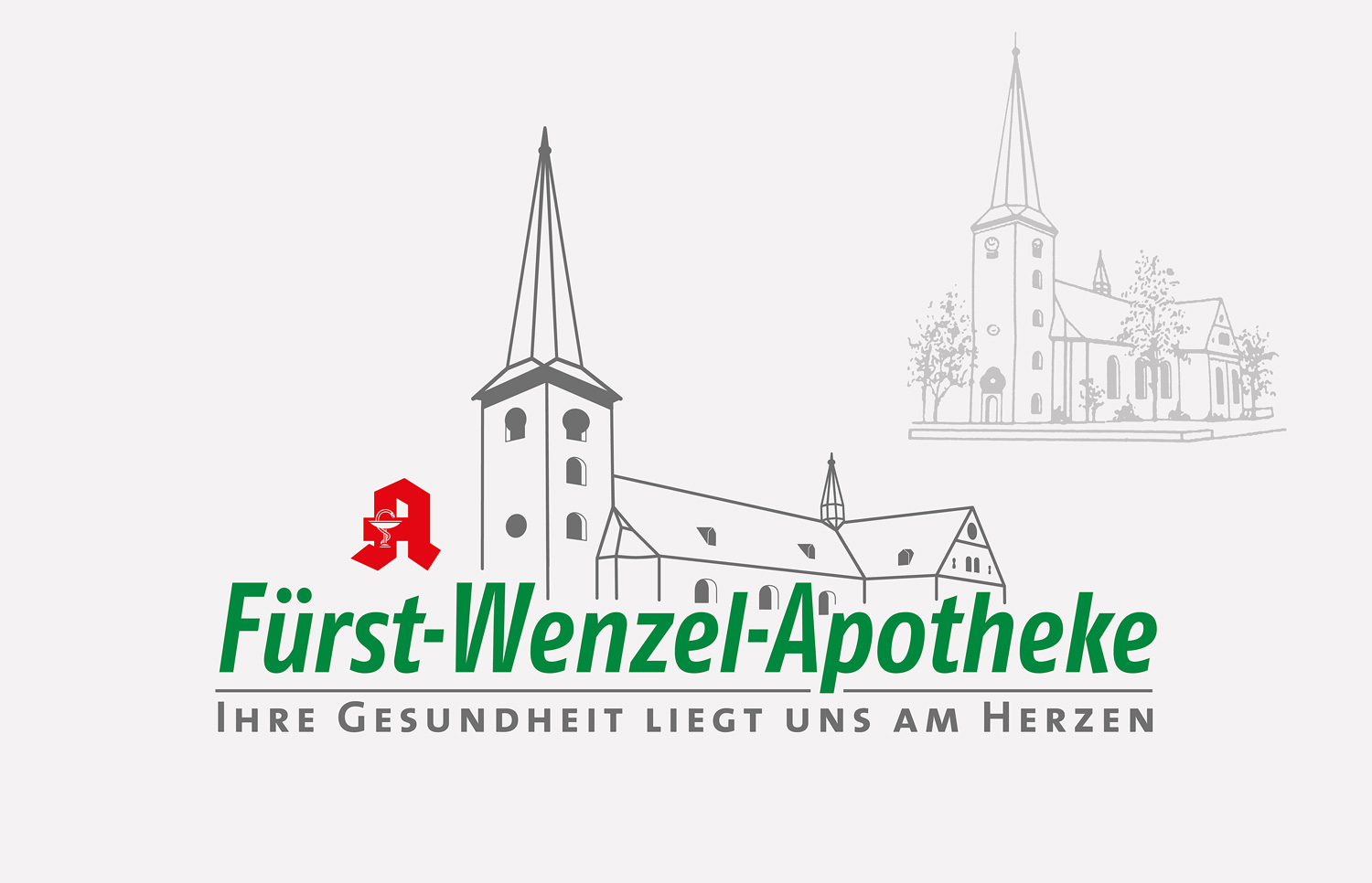 Fürst-Wenzel-Apotheke Signet, Quelle: Herbert H. Popp - poppdesign