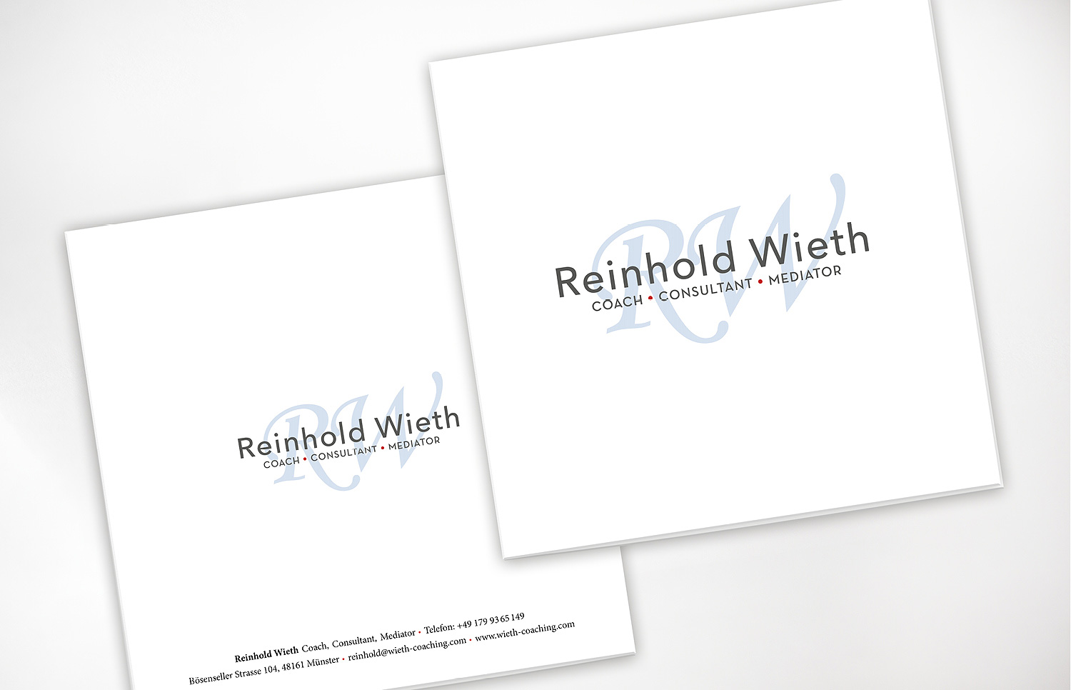 Reinhold Wieth, Broschüre, Quelle: Herbert H. Popp - poppdesign