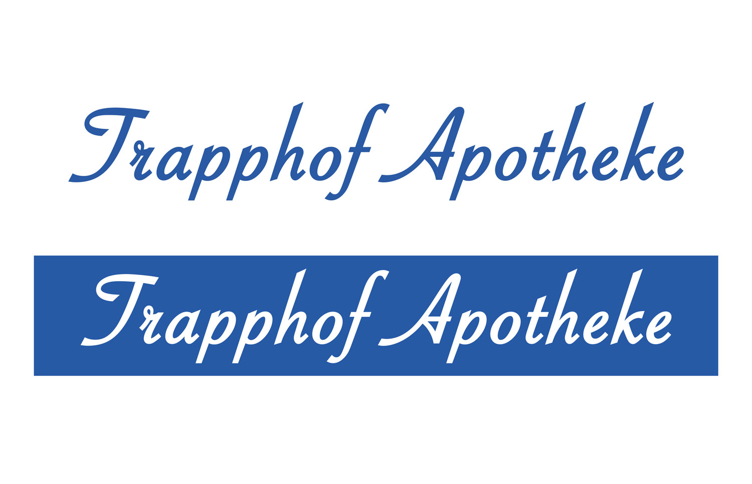 Corporate Design - Trapphof Apotheke, Quelle: Herbert H. Popp - poppdesign