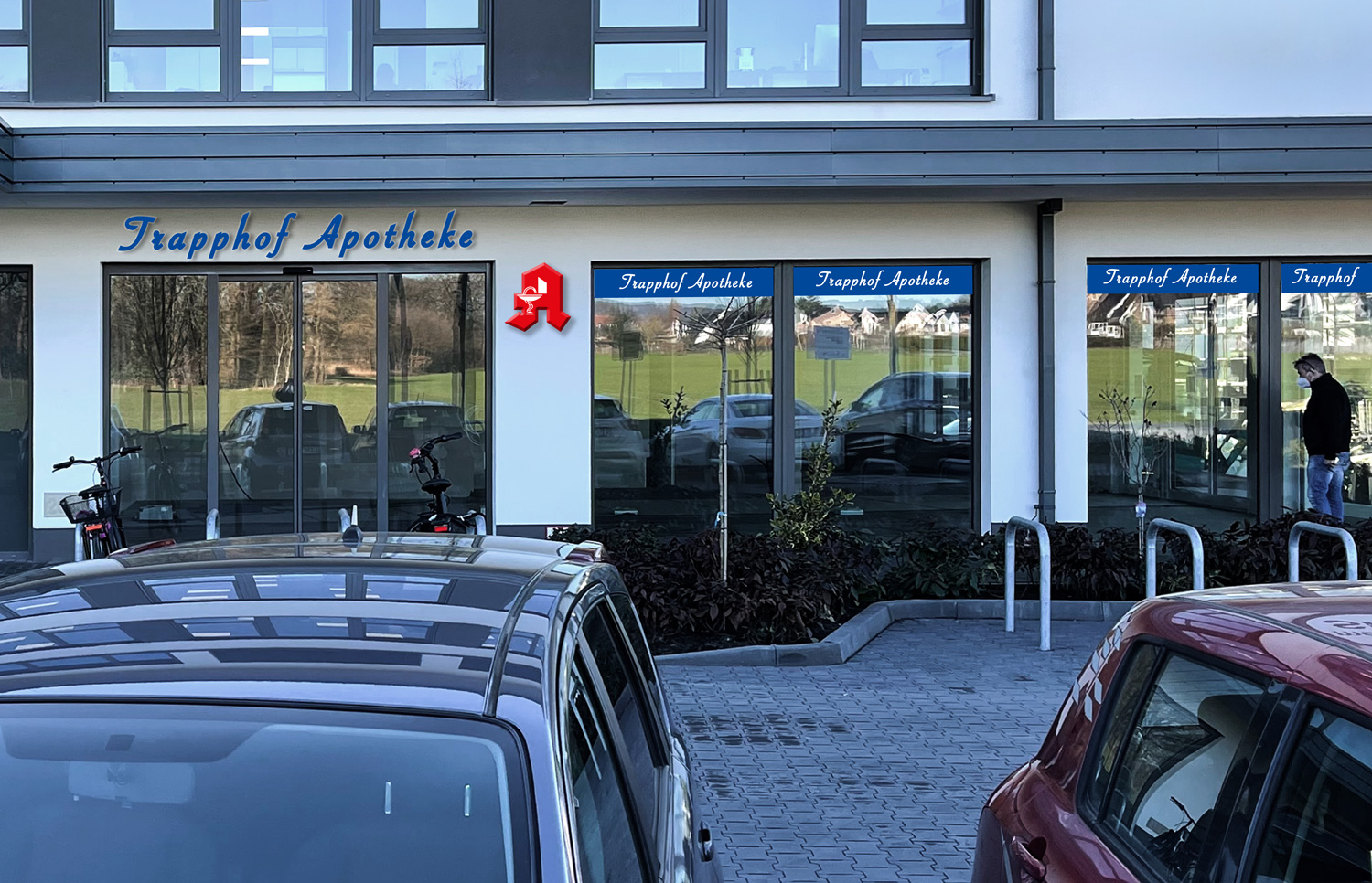 Corporate Design - Trapphof Apotheke, Quelle: Herbert H. Popp - poppdesign