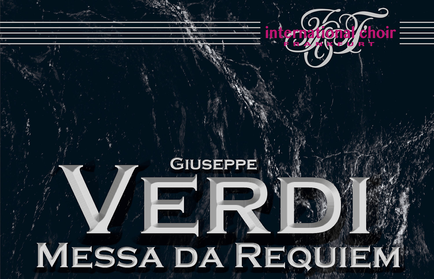 Grafik Design - Verdi Requiem, Quelle: Herbert H. Popp - poppdesign