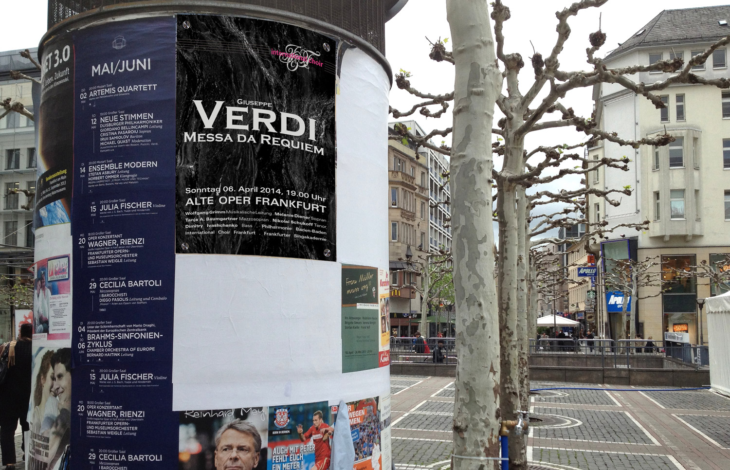 Grafik Design - Verdi Requiem, Quelle: Herbert H. Popp - poppdesign